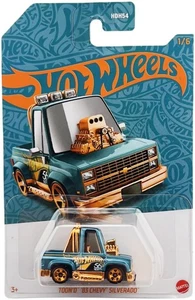 Chevy Silverado Pearl y cromo 1/6 Hot Wheels 56 aniversario Toon'd '83 2024 - Imagen 1 de 2