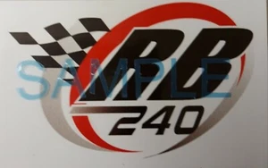 RB 240 Car Vespa Lambretta Scooter bike Camper Van Decal Sticker - Picture 1 of 1