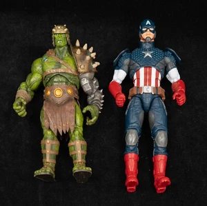 Planet Hulk und Captian American Actionfigur Diamond Select Marvel 10" & 12" - Bild 1 von 13