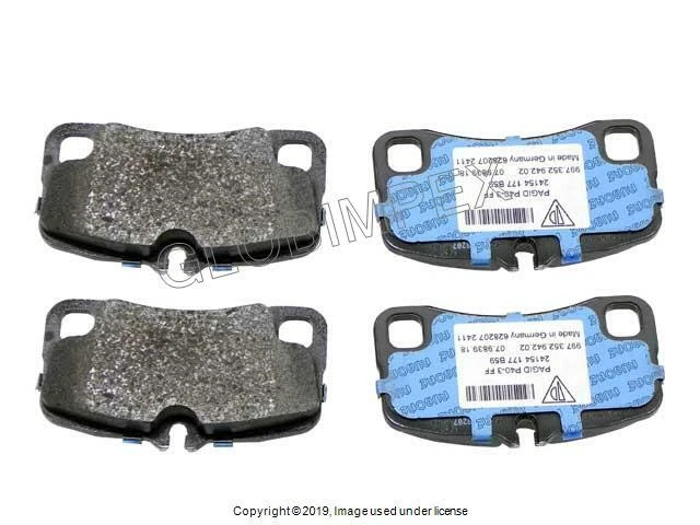 Juego Pastillas Freno PORSCHE 911 (2007-2013) TRASERAS ORIGINALES + 1 AÑO DE GARANTÍA Foto 1 de 1