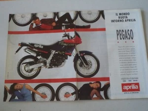 advertising Pubblicità 1992 MOTO APRILIA PEGASO 650 - Picture 1 of 1