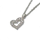 Piaget Limelight Open Heart 18K White Gold Diamond Necklace 42Cm 1653In 46G