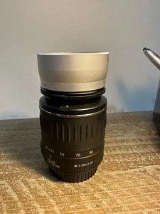 Canon EF Zoom Lens 28-90mm III f/4-5.6 with Lens Covers Clean & Macro Filter - Picture 1 of 7