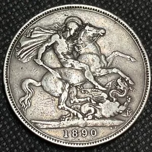 1890 GREAT BRITAIN CROWN #1089 - Bild 1 von 8
