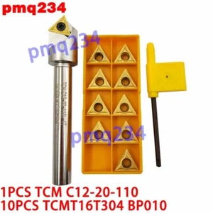 1PCS TCM C12-20-110 45° Indexable chamfering arbor + 10PCS TCMT16T304 insert - Picture 1 of 5