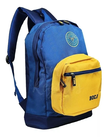 Mochila Boca Juniors Licencia Urbana Futbol Argentina Pasion Azul y amarillo 23 Cover