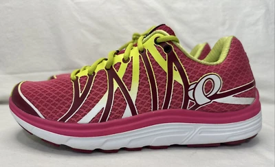 Zapato para correr Pearl iZumi Run Like An Animal para mujer talla 11 rosa/amarillo Foto 1 de 4