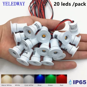 20Pcs LED Spotlight Dimmable 12V 3V 24V Downlight 1W Recessed Ceiling Lamp Kitch - Picture 1 of 6