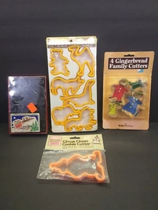 Vintage Weihnachten Lebkuchen Familie Zirkus Löwe Robbe Ausstecher Set B5 - Bild 1 von 11