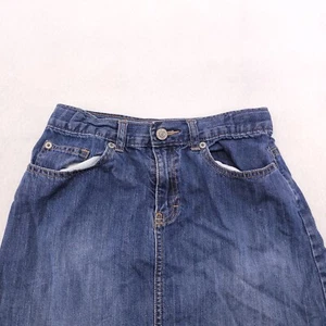 Gap Casual Denim Medium Wash Skirt Youth Girls Size 14 Blue - Picture 1 of 10