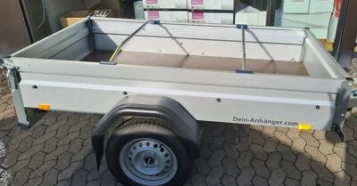 2x Alu Bügel für Flachplane, PKW Anhänger 1,0-1,45m verstellbar U profil +Kunst. - Bild 1 von 3