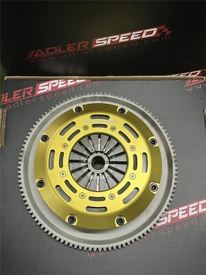 RACE CLUTCH FLYWHEEL KIT TWIN DISC FOR 92-05 HONDA CIVIC D15 D16 D17 Standard WT - Image 1 of 4