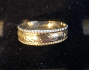 Alianzas de boda vintage diseño cúpula tallas 3 a 13 (preguntar talla) - Imagen 1 de 3