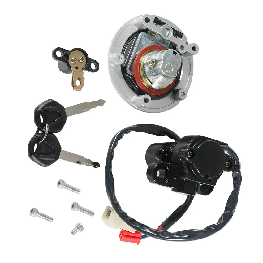 For Yamaha Ignition Key Switch Lock Set FZ6R 2004-16 FZ1 FZ1S FZ1N FZ1000 06-15 - Image 1 of 4