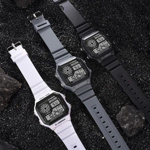 Unisex Digital Watch Luminous Men's Casual Alarm Sports Wristwatch Waterproof - Picture 1 of 17
