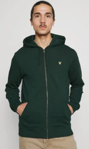 Sudadera Con Cremallera LYLE & SCOTT Verde Oscuro ML420VOG W486 - Imagen 1 de 6