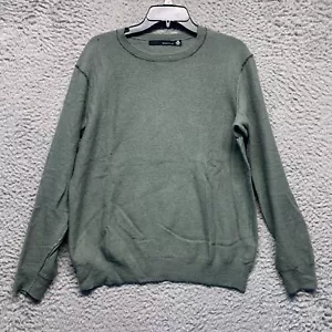 Smartwool Mens Sweater Medium Green Crew Neck Pullover Long Sleeve - Picture 1 of 9