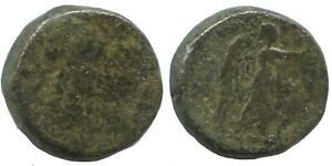 PONTOS AMISOS AEGIS NIKE PALM Antike GRIECHISCHE Münze 8g/18mm #AF916.12.D