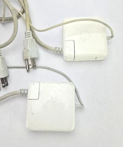 PAIR of Apple LR56612 Power Adapters 16.5 Volt DC Laptop Charger PARTS ONLY - Picture 1 of 4