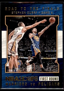 Stephen Curry 2015-16 Hoops Road to the Finals First Round 1767/2015 #25 Golden