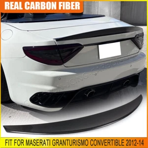 For Maserati GranTurismo Convertible 2012-14 REAL Carbon Rear Trunk Spoiler Wing - Picture 1 of 16