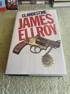 James Ellroy Clandestine Signed 1st 1984 UK Inscribed Rare Plague Covid - Picture 1 of 15