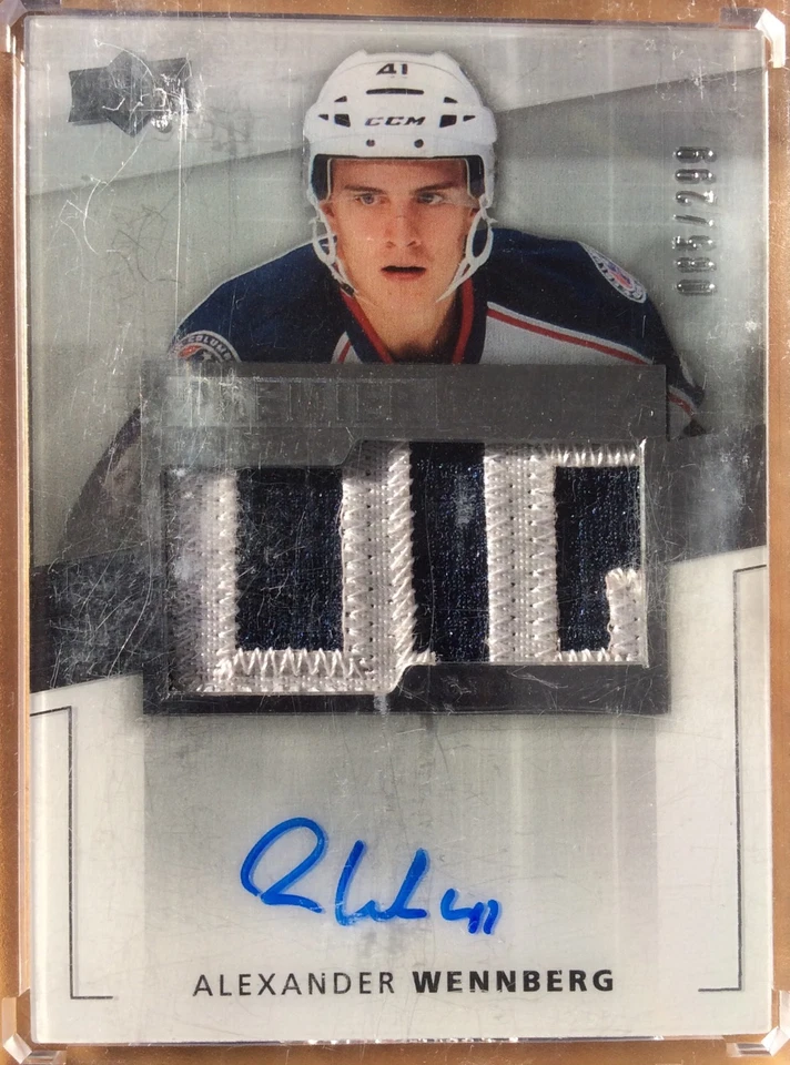 2014-15 UD Premier Alexander Wennberg Rookie Autograph Patch #85/299 - Image 1 of 1