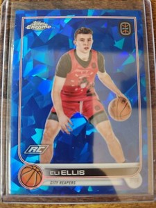 2022-23 Topps Chrome OTE Sapphire Eli Ellis Rookie RC #63 Overtime Elite