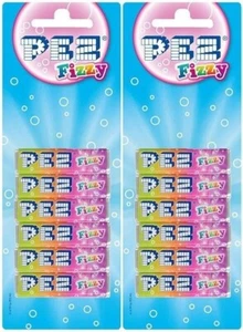 2x PEZ Nachfüllpackungen (6er Pack) Süßigkeiten mit kohlensäurehaltigem Geschmack für PEZ Spender (12 Nachfüllpackungen) - Bild 1 von 2
