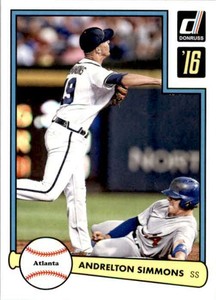 2016 Donruss 1982 Andrelton Simmons #D82-40 Atlanta Braves
