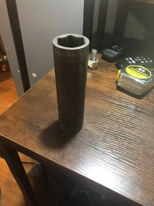 1/2" DRIVE;1-1/8" IMPACT SOCKET; 5-1/2" LONG - Picture 1 of 4