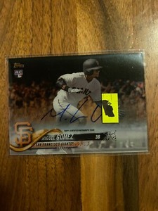A67,221 - 2018 Topps Clearly Authentic Autographs #CAAMG Miguel Gomez RC