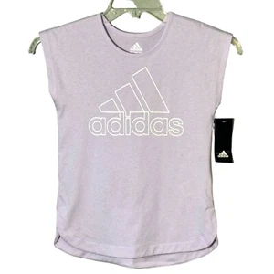 Adidas Youth top smanicato lavanda 7/8 nuovo - Foto 1 di 11
