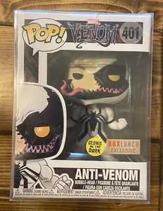 Funko POP! Marvel Venom Anti-Venom #401 Glow in the Dark Box Lunch Exclusive - Picture 1 of 6