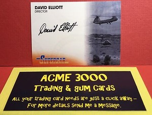 Unstoppable Gerry Anderson SUPERCAR - DAVID ELLIOTT Autograph Director DE2