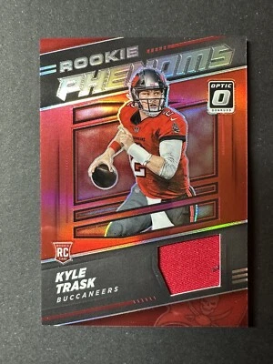 Kyle Trask 2021 Panini Donruss Optic Rookie Phenoms Red Holo Prizm RC Patch - Image 1 of 2