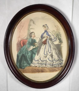 Antique La mode illustrée bureaux du journal 56 rue Jacob Leroy Imp Paris Art - Picture 1 of 6