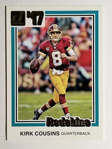 2017 Donruss 1981 '81 Tribute KIRK COUSINS #21 WASHINGTON COMMANDERS 🏈 - Picture 1 of 2