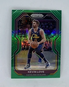 2020-21 Panini Prizm KEVIN LOVE Green Prizm REFTACTOR  #242 Cavaliers - Picture 1 of 3