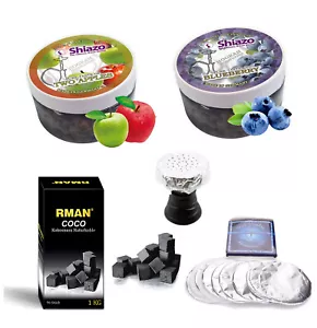 RMAN 1KG Shisha Kohle Dampfsteine Shiazo 100 Alufolie Hochwertige Shisha Zubehör - Bild 1 von 7