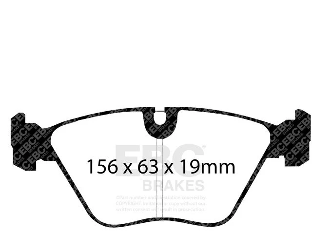 Front Brake Pad and Rotor Kit For 1994-1995 BMW 540i SD451KX - Imagem 1 de 3