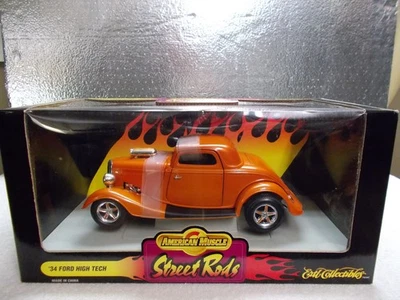 ERTL 1:18 1934 FORD HIGH TECH VARA DE RUA FENDERIZADA COMPLETA M.I.B - Imagem 1 de 4