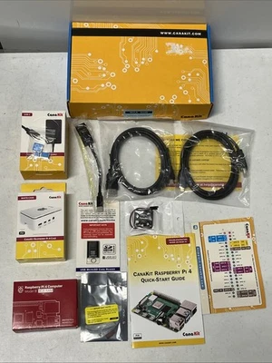 CanaKit Raspberry Pi 4 - 4GB Starter Pro Kit, 64GB SD Card - NEW - Image 1 of 4