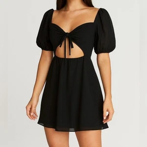 Stone Cold Fox Cut Out Mini Dress Black Size XS - Picture 1 of 11