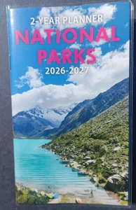 2026-2027 National Parks 2-Year Pocket Planner Soft Calender Beautiful Nature - Bild 1 von 3