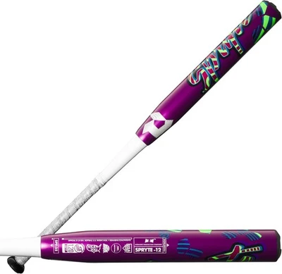 Nuevo bate de softbol lanzamiento rápido DeMarini 2025 Spryte (-12) 2 1/4" púrpura Foto 1 de 4