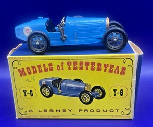 Matchbox Models of. Yesteryear MOY Y-6 Supercharged Bugatti Type 35 MINT & BOX - Picture 1 of 7