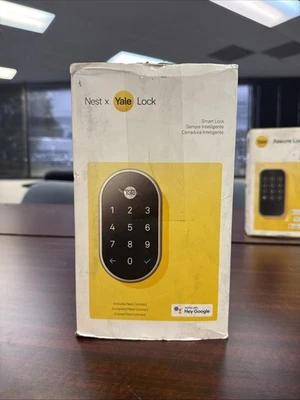 Nest x Yale RB-YRD540-WV-619 Smart Lock with Nest Connect  Satin Nickel WiFi  - Image 1 of 4
