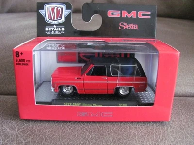 M2 Machines 73 GMC Jimmy Sierra S106 NEW 2022 22-12 HOBBY ONLY - Red - Image 1 of 4