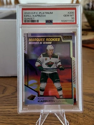 2020-21 O-Pee-Chee Platinum Kirill Kaprizov #200 Sunset (RC) - Image 1 of 2